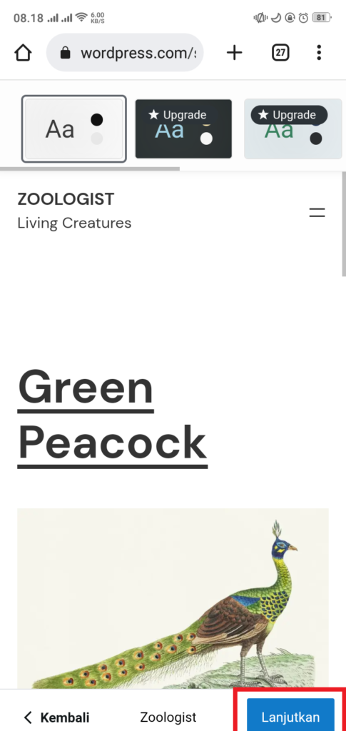 cara membuat blog di hp