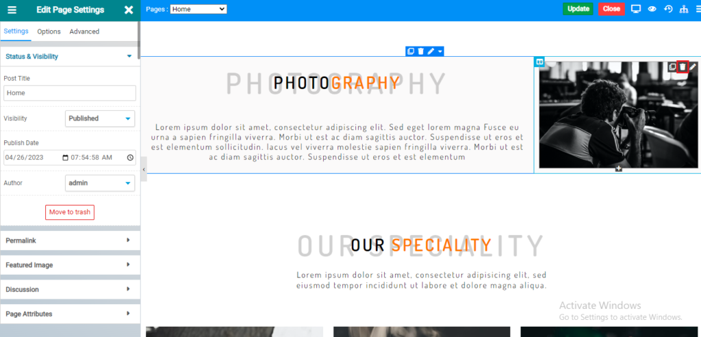 menghapus elemen atau kolom