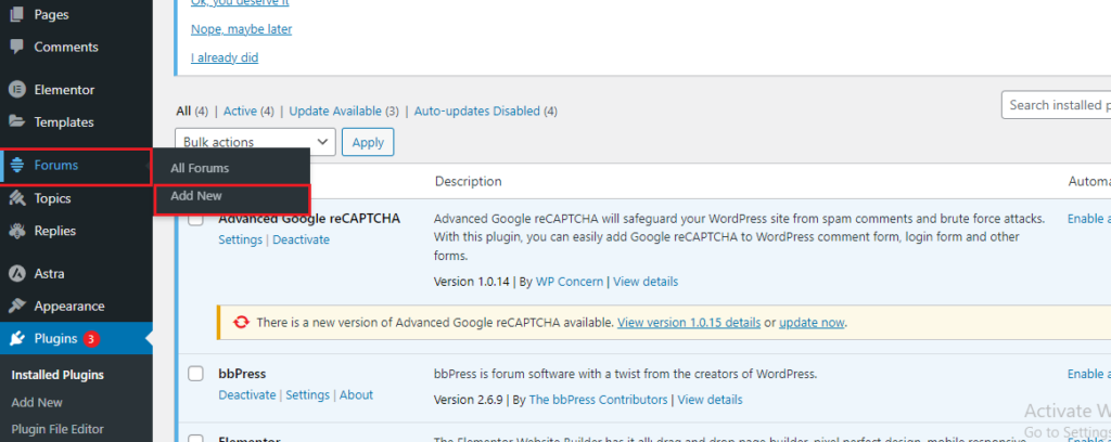 cara membuat forum di website wordpress